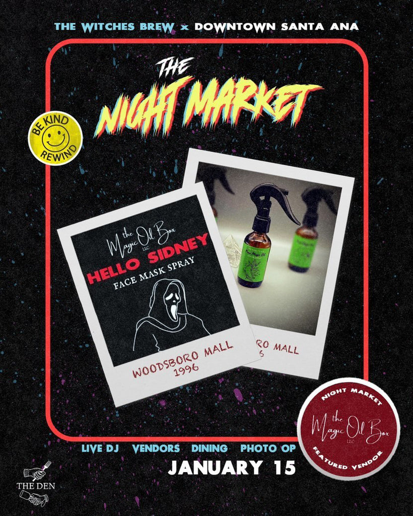 1/15/22 SATURDAY:  The Night Market:  Scream Queens VOL II